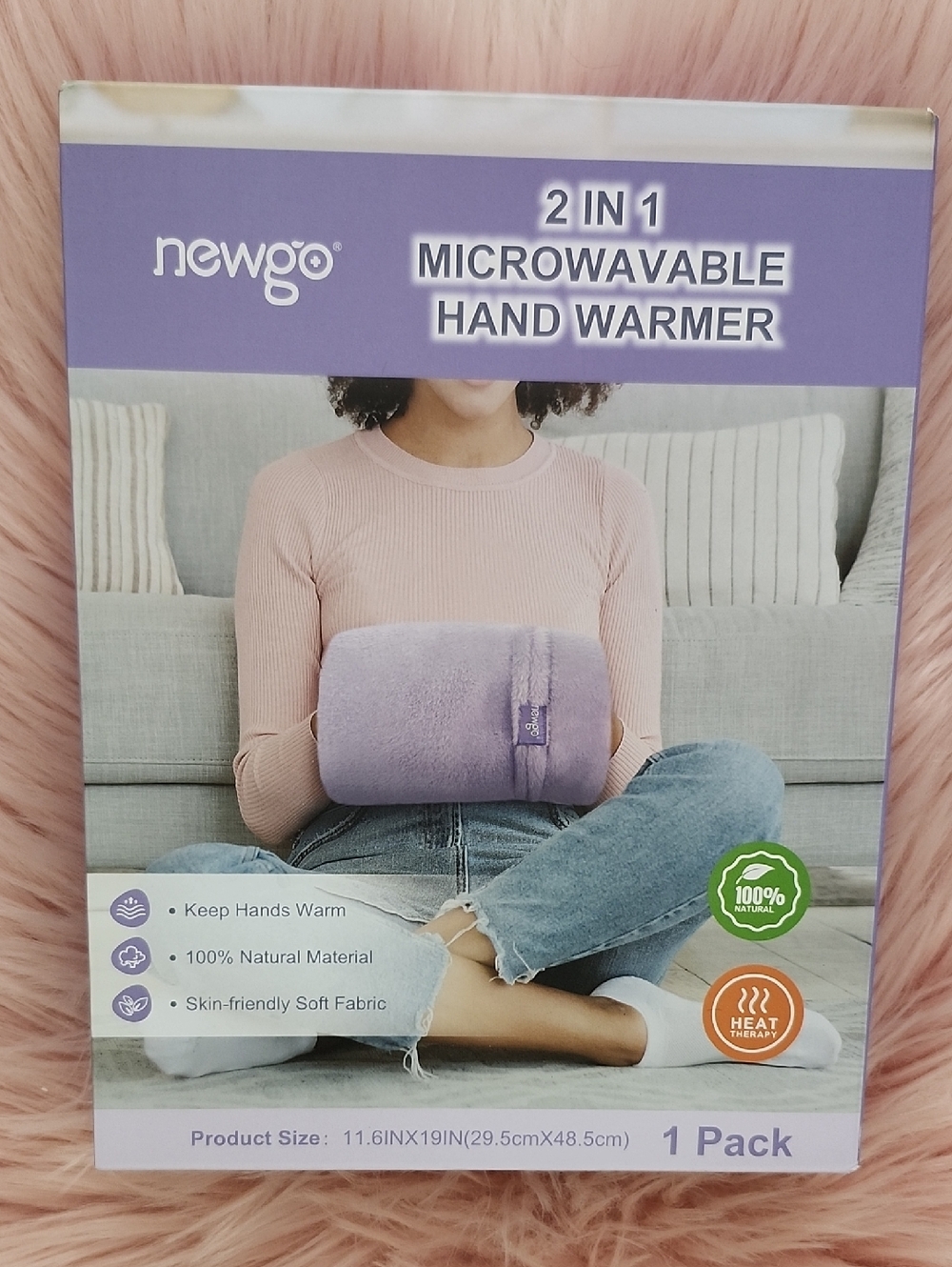 Brand New NEWGO 2-IN-1 MICROWAVABLE HAND WARMER